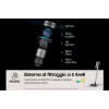 Samsung VS20B75AGR1 2-in-1 stick vacuum Batterie Dry Bagless 550 W Schwarz, Mint colour