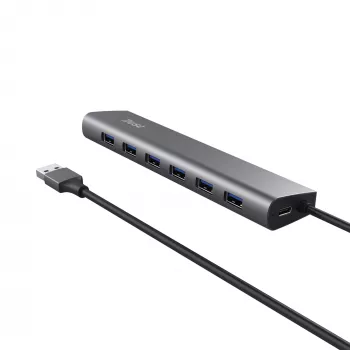 Trust Halyx USB 3.2 Gen 1 (3.1 Gen 1) Type-A 5000 Mbit/s Silber