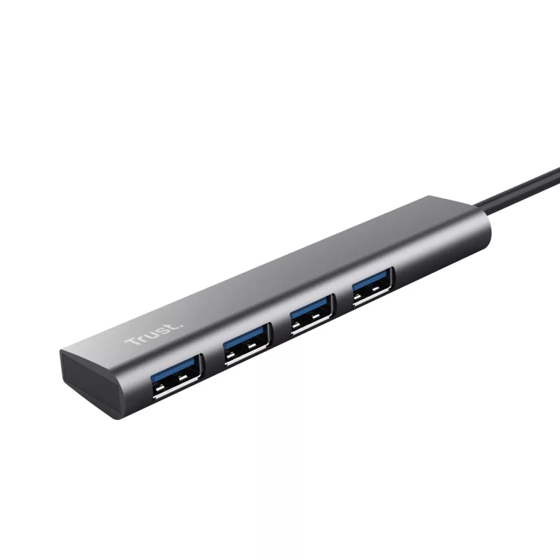 Trust Halyx USB 3.2 Gen 1 (3.1 Gen 1) Type-A 5 Mbit/s Schwarz, Grau