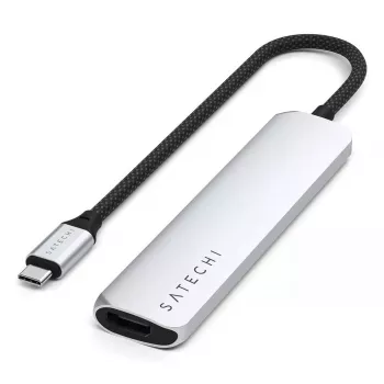 Satechi ST-P6SS USB Type-C Hub 10000 Mbit/s Silver
