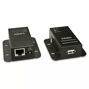 Lindy 50 m USB 2.0 Cat.6 Extender, Netzwerk-Sender & -Empfänger
