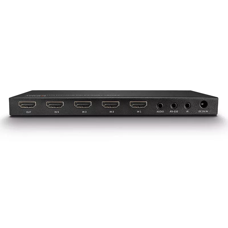 Lindy 38249 4-Port HDMI 2.0 18G Switch mit Audio, Desktop