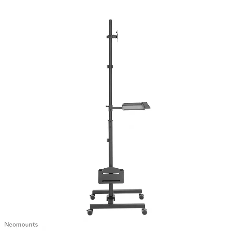 Neomounts FPMA-MOBILE1700 mobiler Arbeitsplatz, 10-32 Zoll (25,4-81,3 cm), max. 8 kg, VESA 75x75-100x100, Höhe 94-175 cm, Stahl, schwarz