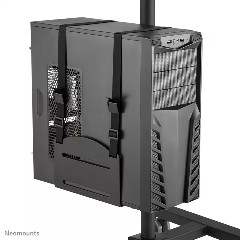 Neomounts FPMA-MOBILE1700 mobiler Arbeitsplatz, 10-32 Zoll (25,4-81,3 cm), max. 8 kg, VESA 75x75-100x100, Höhe 94-175 cm, Stahl, schwarz