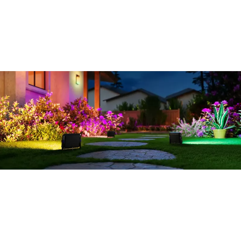 Govee H8057 Outdoor-Flutlichter 2, 4er-Pack, WLAN/Bluetooth, RGBWW, IP66