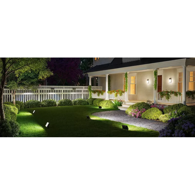 Govee H8057 Outdoor-Flutlichter 2, 4er-Pack, WLAN/Bluetooth, RGBWW, IP66