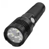Ansmann Pro 3000R 1600-0445 LED-Taschenlampe, Metall, 3x10 W (30 W), wasserdicht, schwarz