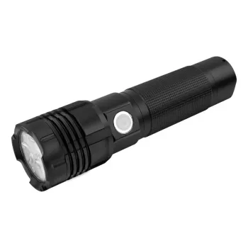 Ansmann Pro 3000R 1600-0445 LED-Taschenlampe, Metall, 3x10 W (30 W), wasserdicht, schwarz