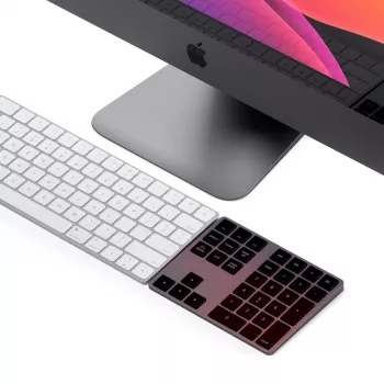 Numerische Tastatur Satechi ST-XLABKM Bluetooth 33 Tasten Grau
