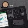 Satechi ST-XLABKM Extended kabelloses Bluetooth-Keypad, Space Grau
