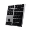 Satechi ST-XLABKM Extended kabelloses Bluetooth-Keypad, Space Grau
