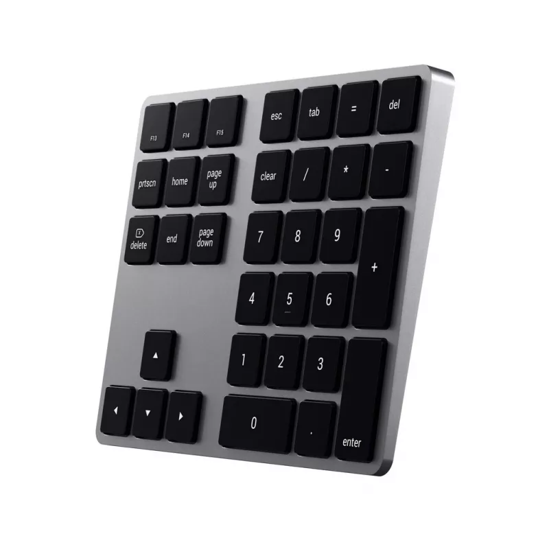 Satechi ST-XLABKM Extended kabelloses Bluetooth-Keypad, Space Grau