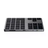 Satechi ST-XLABKM Extended kabelloses Bluetooth-Keypad, Space Grau