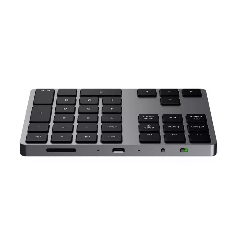 Satechi ST-XLABKM Extended kabelloses Bluetooth-Keypad, Space Grau