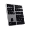 Satechi ST-XLABKM Extended kabelloses Bluetooth-Keypad, Space Grau