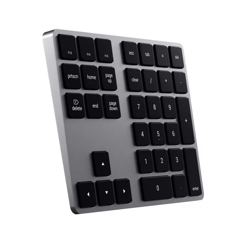 Satechi ST-XLABKM Extended kabelloses Bluetooth-Keypad, Space Grau