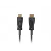 HDMI-Kabel Lanberg CA-HDMI-30FB-0500-BK 50 m HDMI Typ A 2.1 48 Gbit/s Schwarz