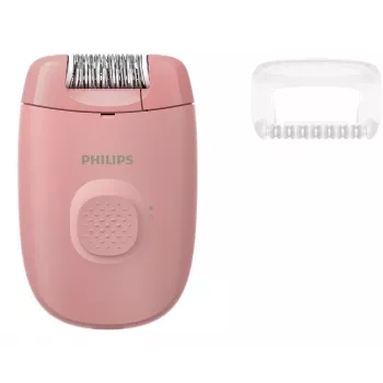 Epilierer Philips BRE227/00 kabelgebunden pink — Massagefunktion, netzbetrieben, mit Reinigungsbürste