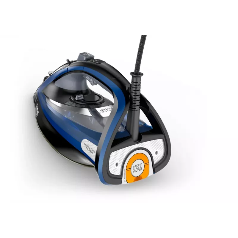 Tefal FV9848E0 Bügeleisen Dampfbügeleisen 3200 W Schwarz, Blau, Metallic