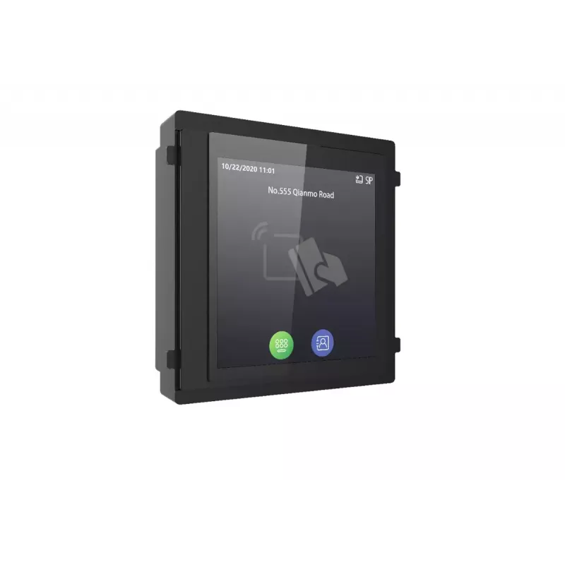 Hikvision DS-KD-TDM Touch-Display-Modul mit Mifare-Kartenleser, 480x480 IPS, für modulare Türstation KD8 Series Pro