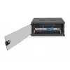DIGITUS 4U Wandmontageschrank SOHO unmontiert 241x540x400mm Glasfronttür schwarz