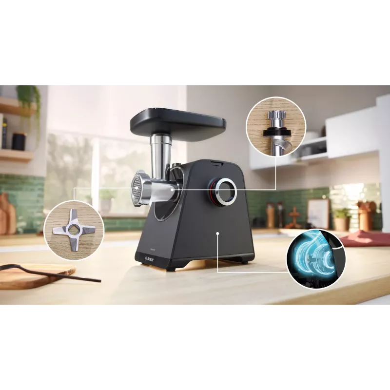 Fleischwolf Bosch Serie 4 MFWS450B 500 W, 2,5 kg/min, 2 Geschwindigkeiten, schwarz