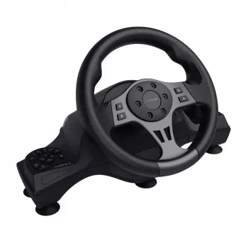 Trust GXT 289 Movi Schwarz USB-Lenkrad + Pedale Nintendo Switch, PlayStation 4, Xbox One S, Xbox One X, Xbox Series S, Xbox Series X