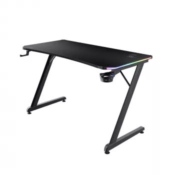 Rechteckiger Tisch TRUST GXT 709 LUMINUS Schwarz 1200x600x740 mm