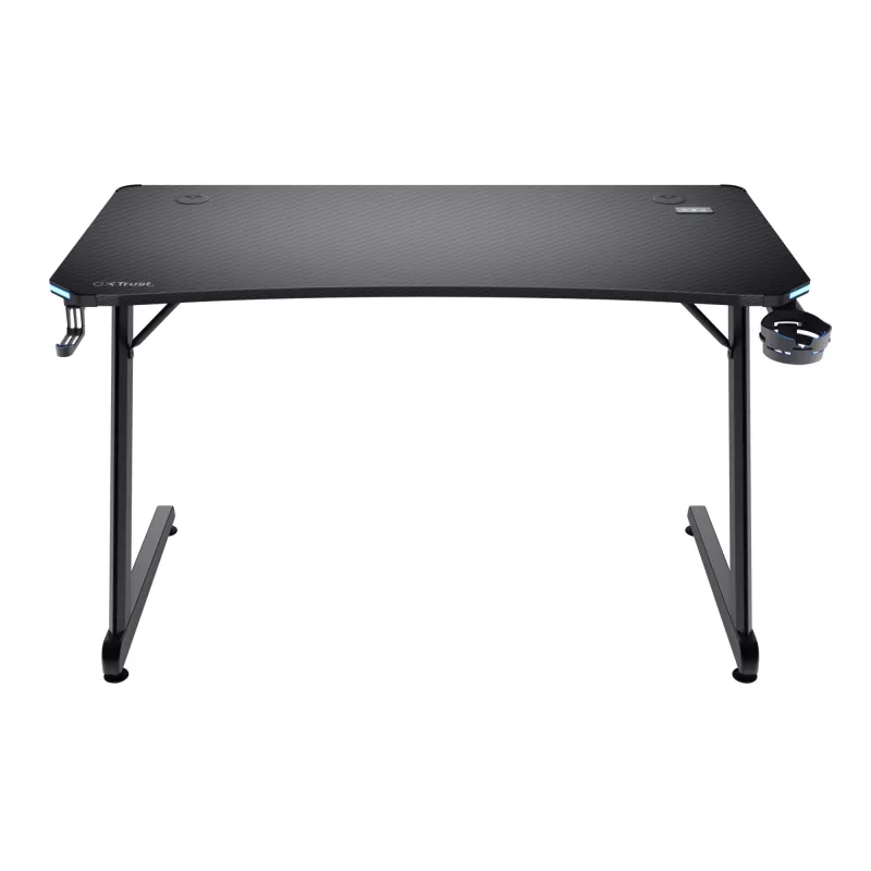 Rechteckiger Tisch TRUST GXT 709 LUMINUS Schwarz 1200x600x740 mm