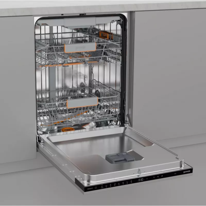 Unterbaugeschirrspüler Gorenje GV663B65XXL — Edelstahl, 60 cm, 14 Maßgedecke, 6 Programme, 38 dB