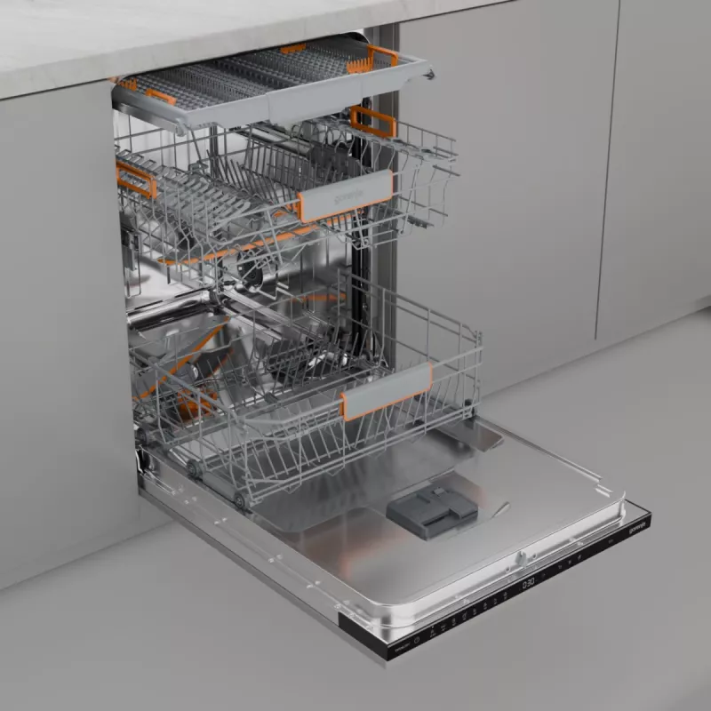 Unterbaugeschirrspüler Gorenje GV663B65XXL — Edelstahl, 60 cm, 14 Maßgedecke, 6 Programme, 38 dB