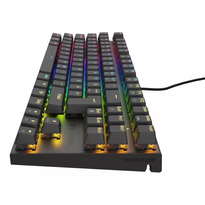 GENESIS Thor 303 TKL Tastatur Gaming USB QWERTZ Deutsch Schwarz