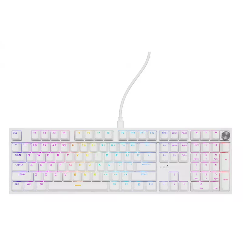 GENESIS NKG-2300 Tastatur Universal USB QWERTY Englisch Weiß