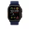APPLE 49 mm Blaues Trail Loop – S/M – Schwarze Titanium-Oberfläche