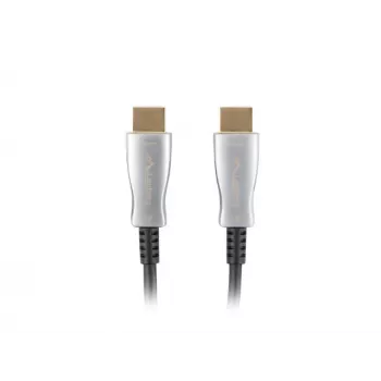 LANBERG HDMI-Kabel - M/m v2.0 Optisches Kabel 50m Schwarz Aoc