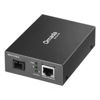 TP-Link Omada MC211CS-2 Netzwerk-Medienkonverter 1000 Mbit/s 1310 nm Singlemode Schwarz
