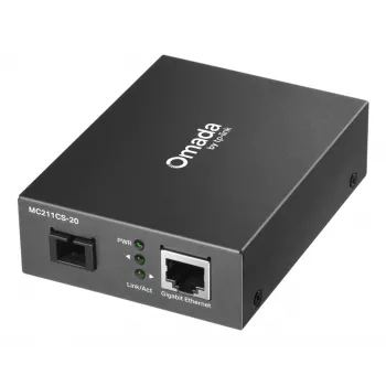 TP-Link Omada MC211CS-20 Netzwerk-Medienkonverter 1000 Mbit/s 1310 nm Singlemode Schwarz