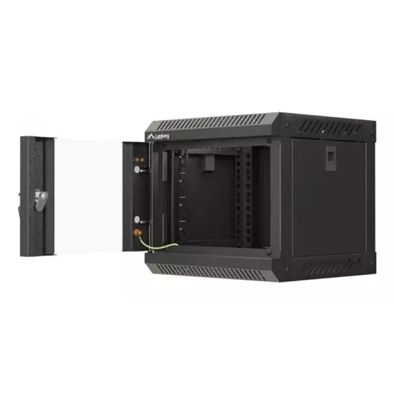 Wandmontage-Rack Lanberg WF11-3304-10B 4U Schwarz 30 kg Tragfähigkeit