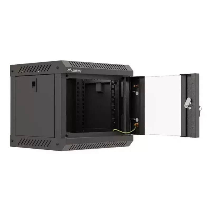 Wandmontage-Rack Lanberg WF11-3304-10B 4U Schwarz 30 kg Tragfähigkeit