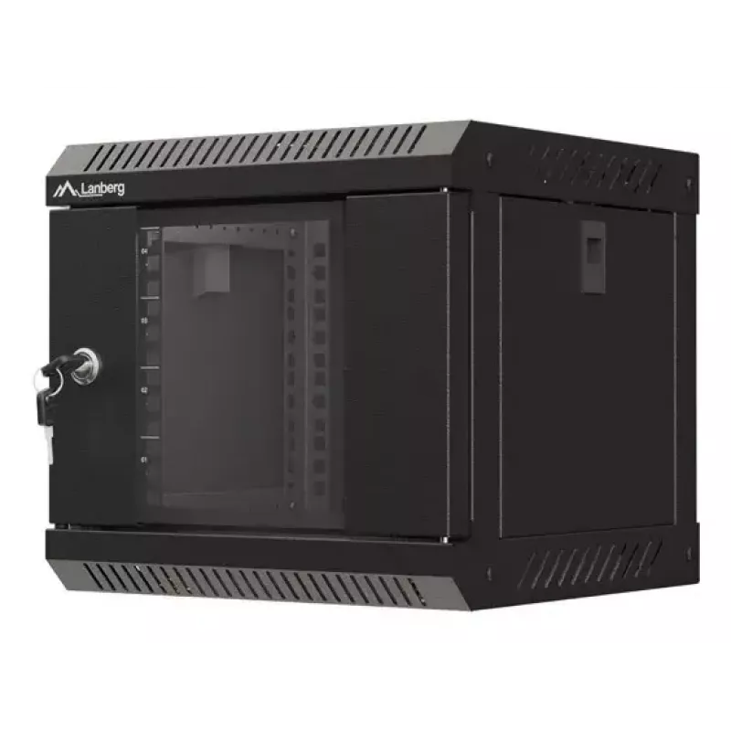 Wandmontage-Rack Lanberg WF11-3304-10B 4U Schwarz 30 kg Tragfähigkeit