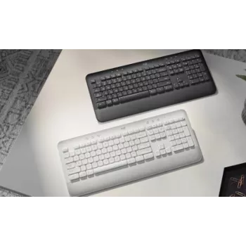 LOGITECH Signature K650 Kabellose Tastatur - Graphit - US International - QWERTY