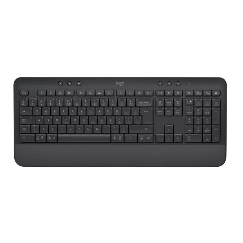 LOGITECH Signature K650 Kabellose Tastatur - Graphit - US International - QWERTY