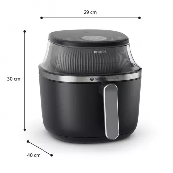 Philips 3000 Serie NA322/00 Fritteuse Einzeln 4,2 L Standgerät 1400 W Heißluftfritteuse Kupfer, Schwarz