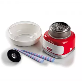 Ariete Cotton Candy Zuckerwattemaschine, 450 W, Rot, Rot, Hartbonbons, Kristallzucker, 500 W, 280 mm, 280 mm, 265 mm