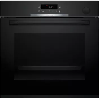 Einbau-Elektrobackofen Bosch Serie 4 HRG312BB4, 71 L, 3600 W, schwarz, Touch-Bedienung, A+