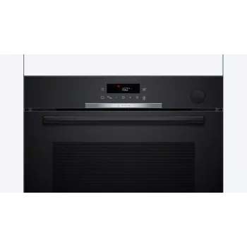 Einbau-Elektrobackofen Bosch Serie 4 HRG312BB4, 71 L, 3600 W, schwarz, Touch-Bedienung, A+