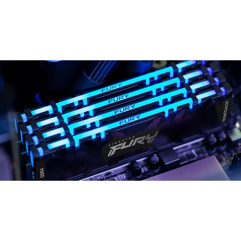Kingston Technology FURY 16GB 3200MT/s DDR4 CL16 DIMM 1Gx8 Renegade RGB