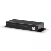 Lindy 42794 7-Port-USB-2.0-Industrie-Metallhub, 480 Mbit/s, Befestigungslaschen, externes Netzteil, schwarz