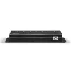 Lindy 42794 7-Port-USB-2.0-Industrie-Metallhub, 480 Mbit/s, Befestigungslaschen, externes Netzteil, schwarz