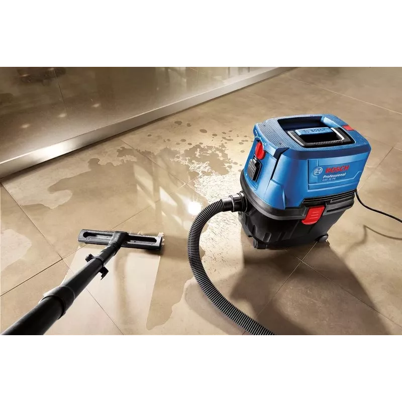 Bosch GAS 15 PS Professional Zylindersauger, trocken, 1100 W, 15 l, Staubbeutel